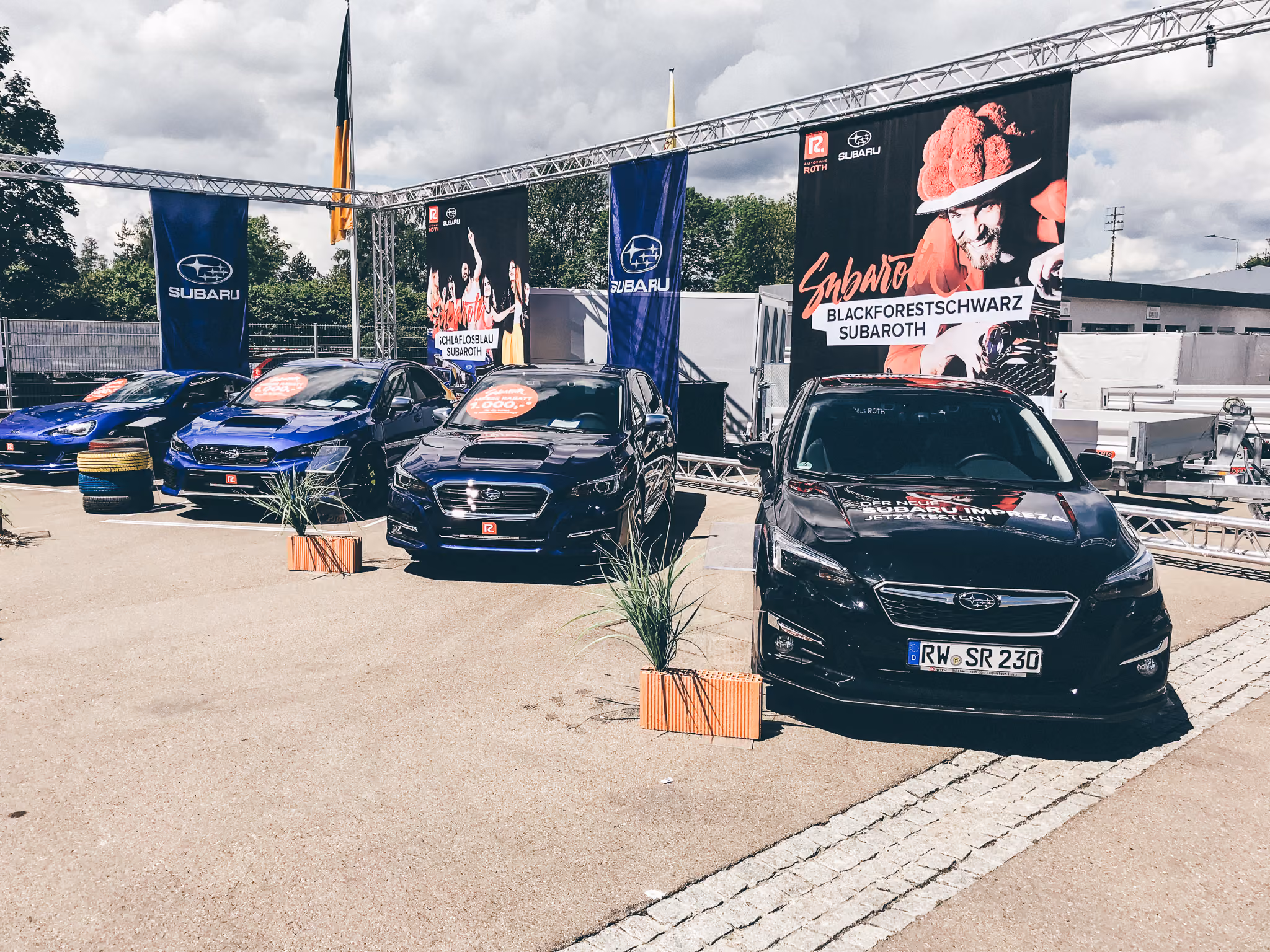 Autohaus ROTH exhibition stand at Südwest Messe 2021 in Villingen-Schwenningen, view 3