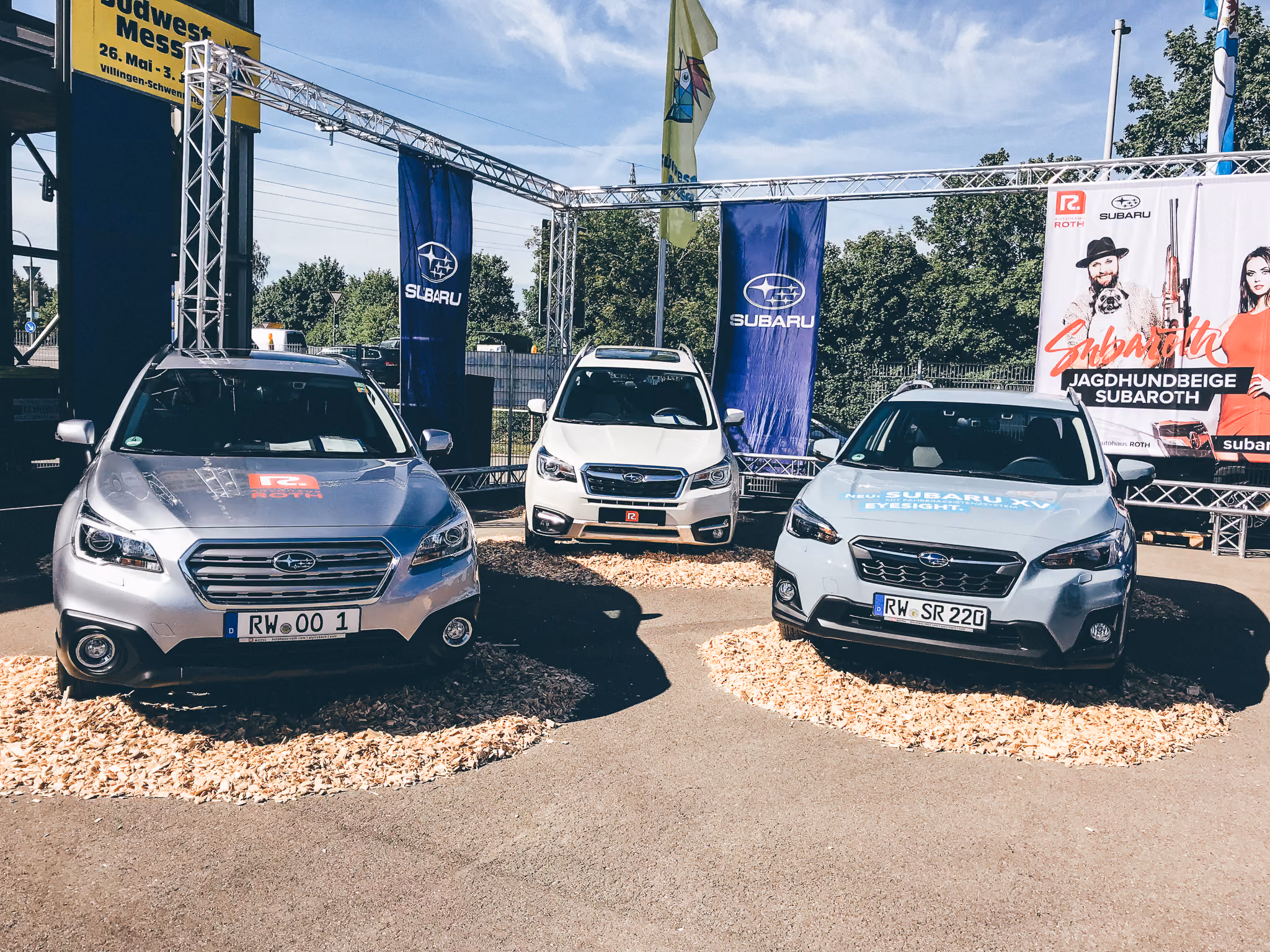 Autohaus ROTH exhibition stand at Südwest Messe 2021 in Villingen-Schwenningen