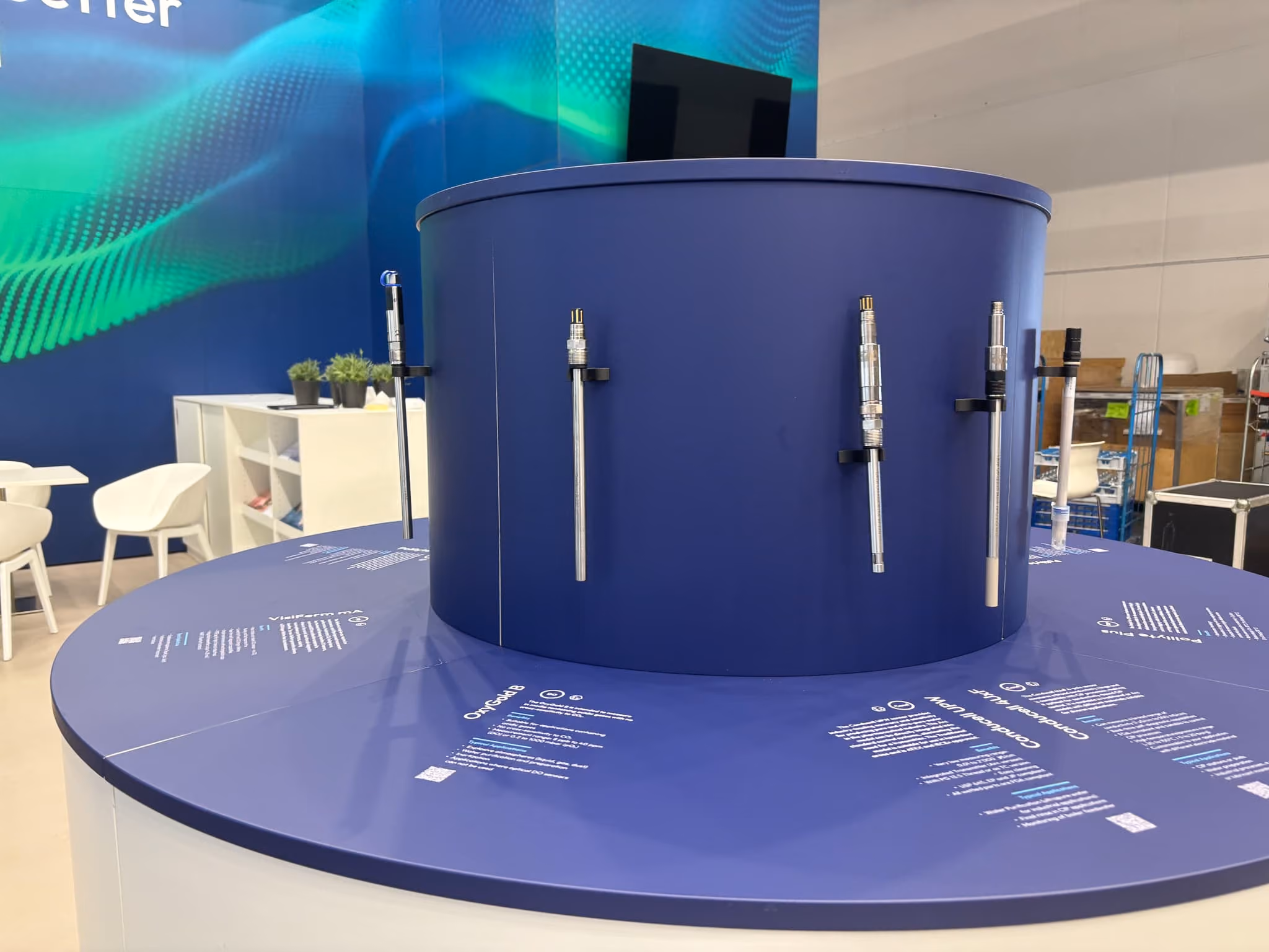 Hamilton exhibition stand at ACHEMA 2024 in Frankfurt, view 2