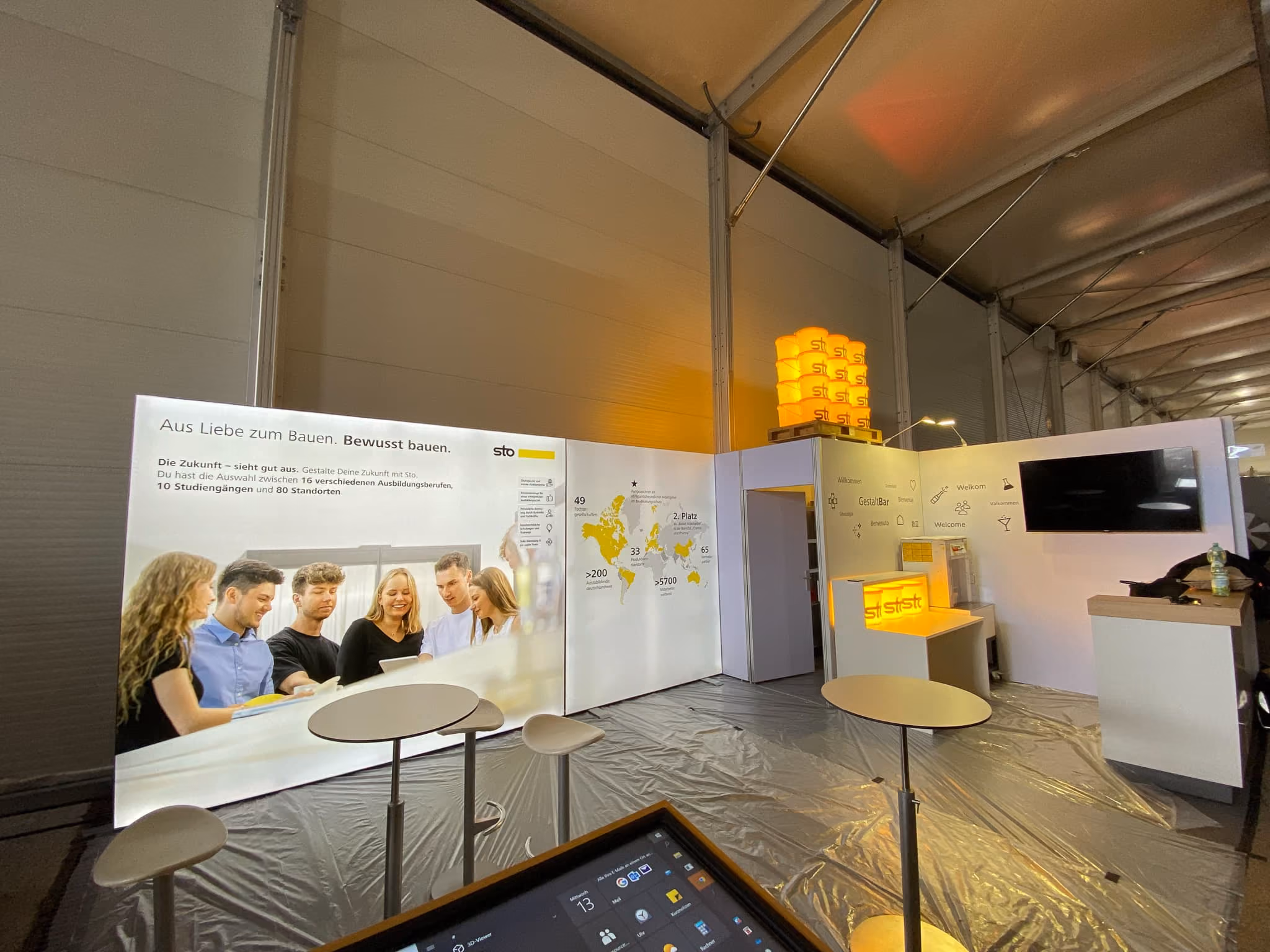 STO exhibition stand at Jobs for Future 2024 in Villingen-Schwenningen, view 3