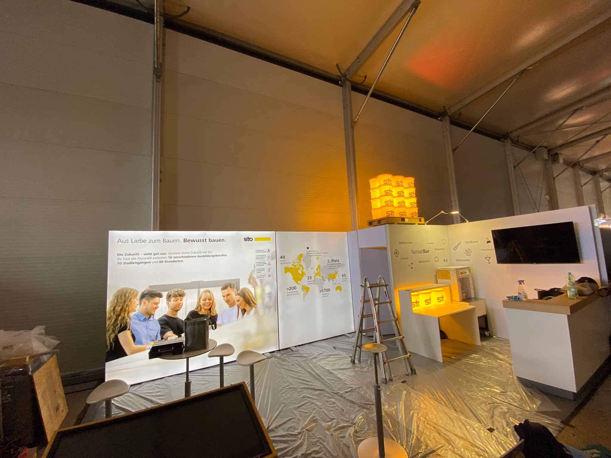 STO exhibition stand at Jobs for Future 2024 in Villingen-Schwenningen, view 2