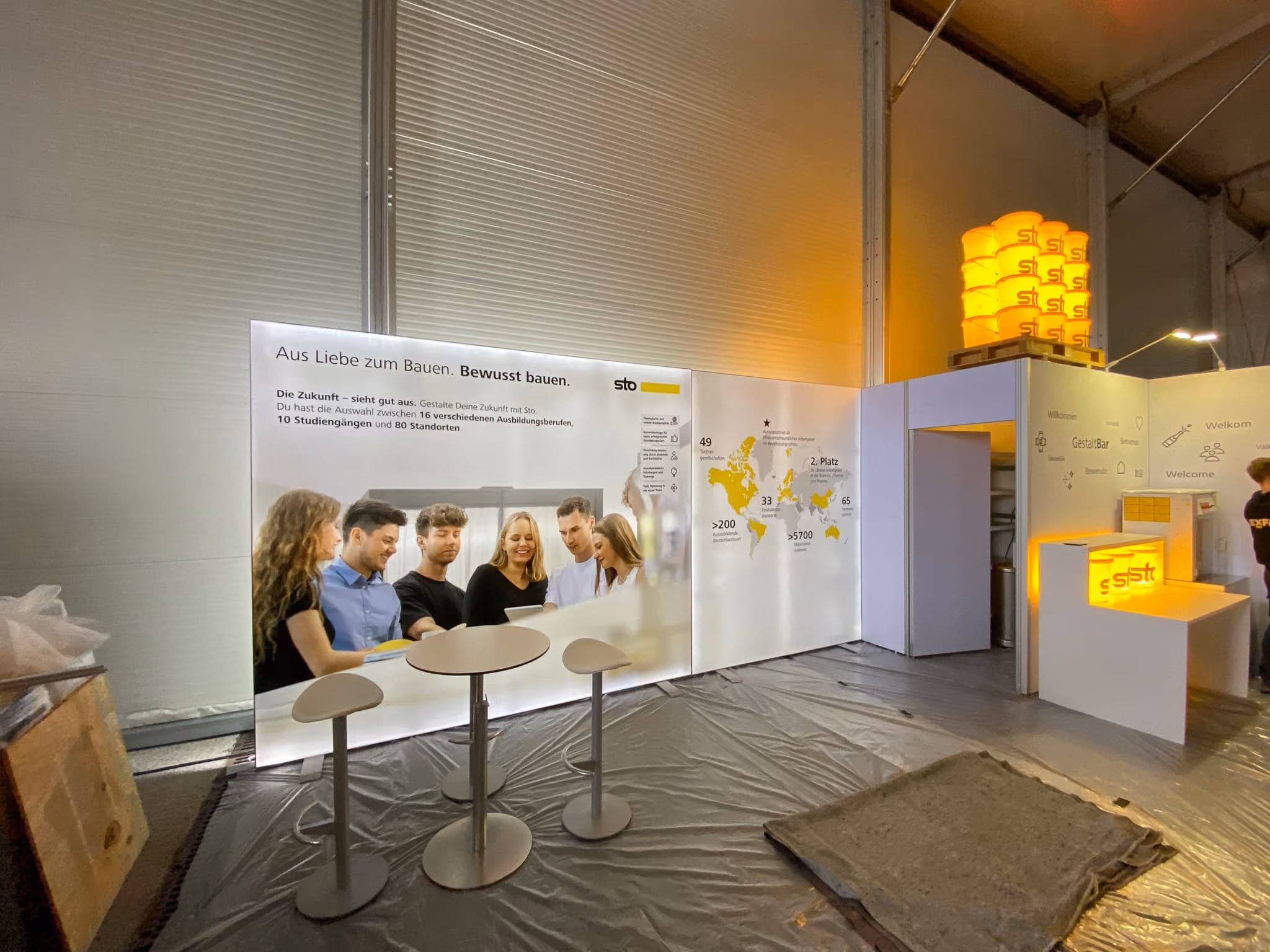 STO exhibition stand at Jobs for Future 2024 in Villingen-Schwenningen