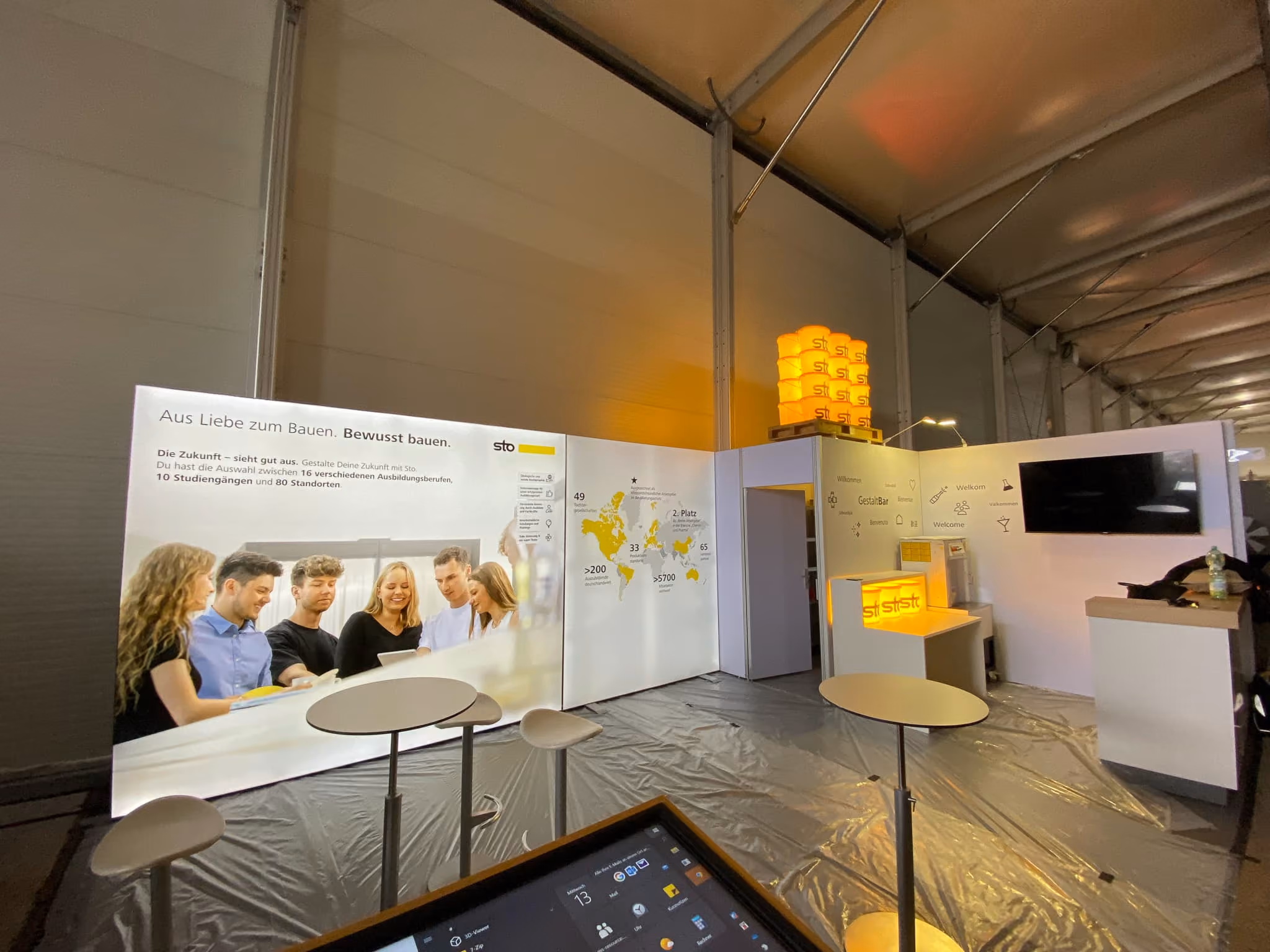 STO exhibition stand at Jobs for Future 2024 in Villingen-Schwenningen, view 4