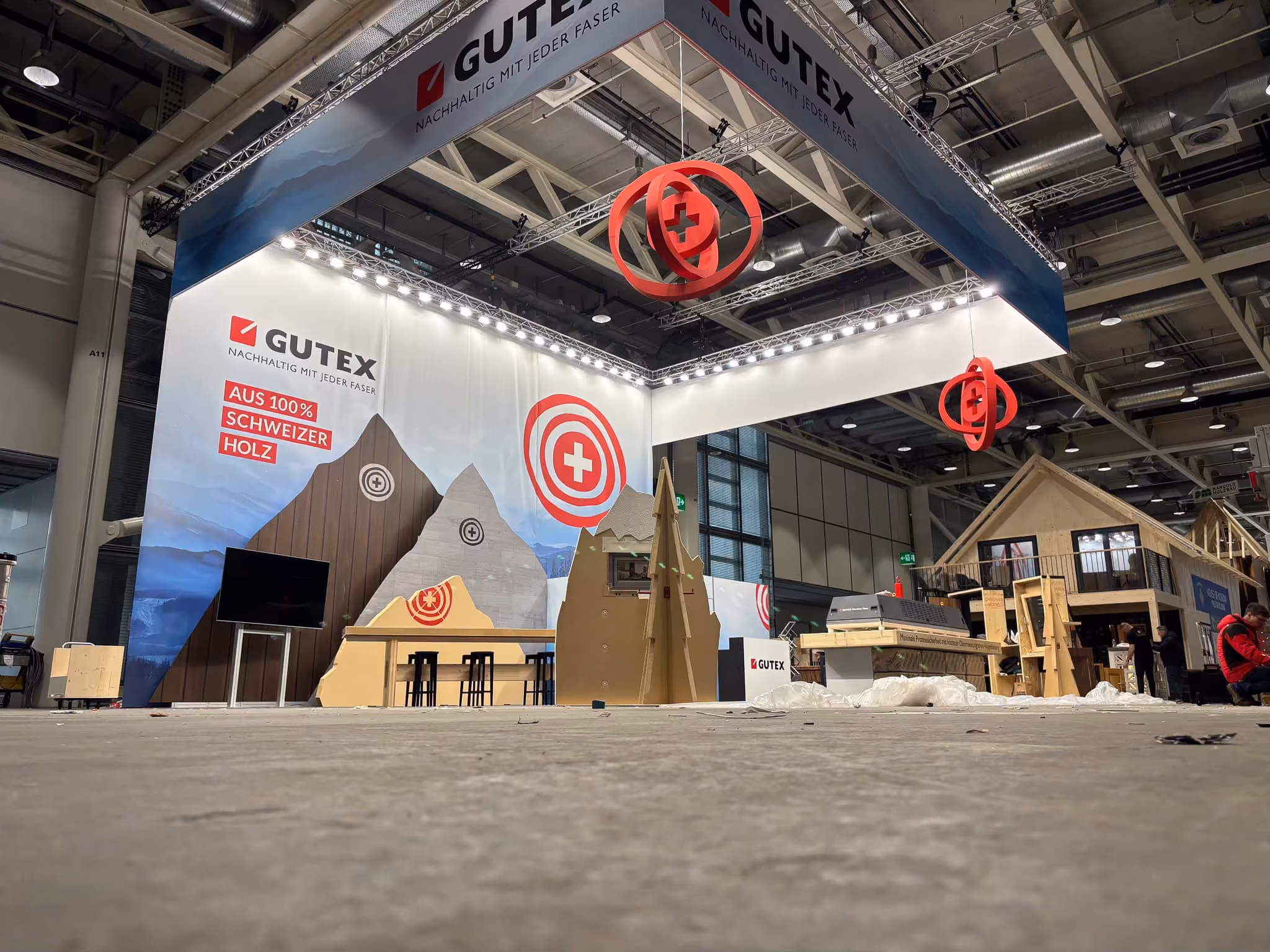 GUTEX exhibition stand at Swissbau 2022 in Basel