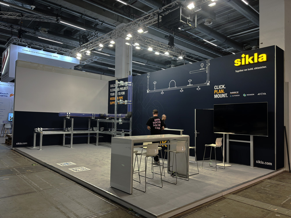 EXFAIR exhibition stand for SIKLA in Frankfurt – colour psychology in stand design
