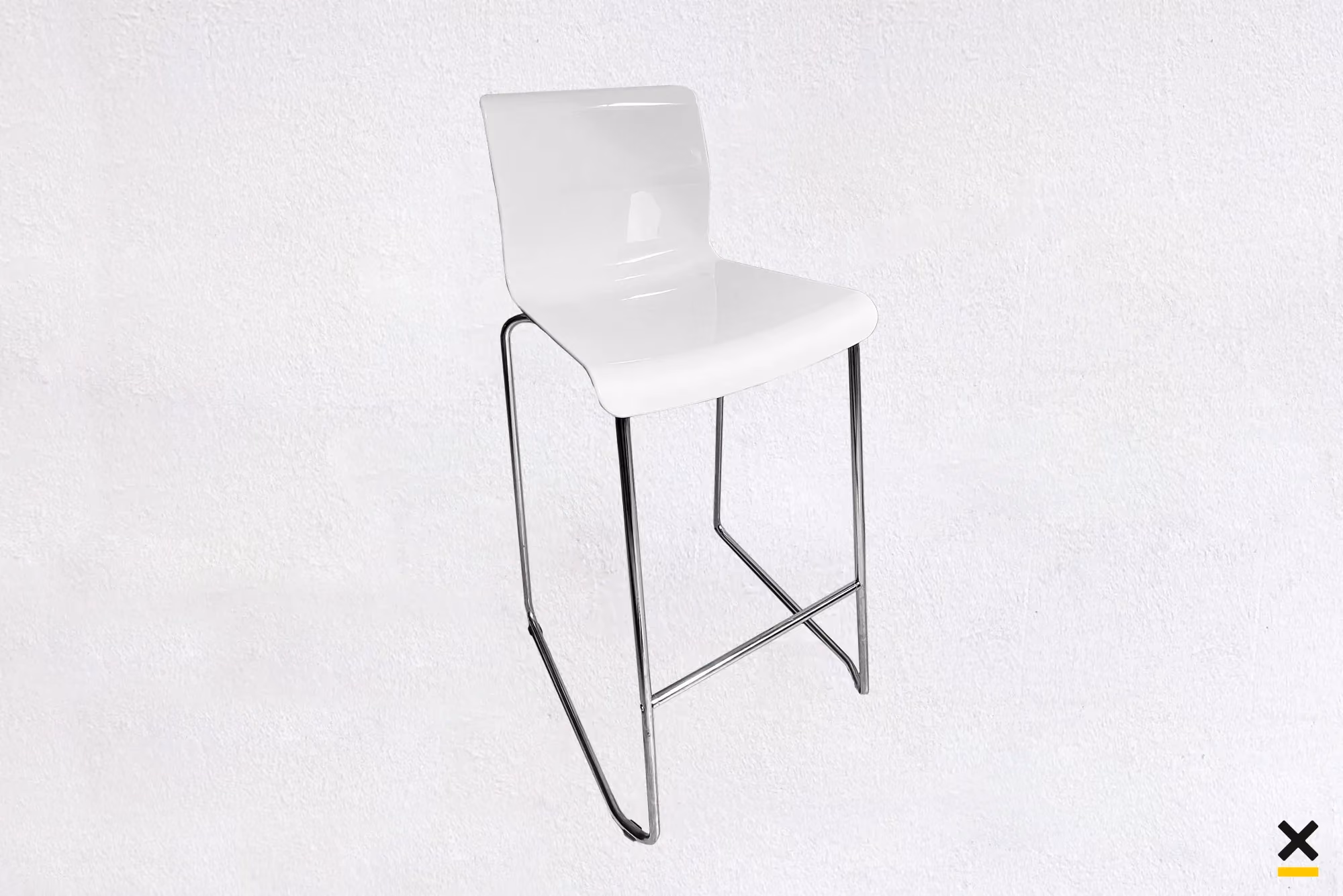 White bar stool for hire
