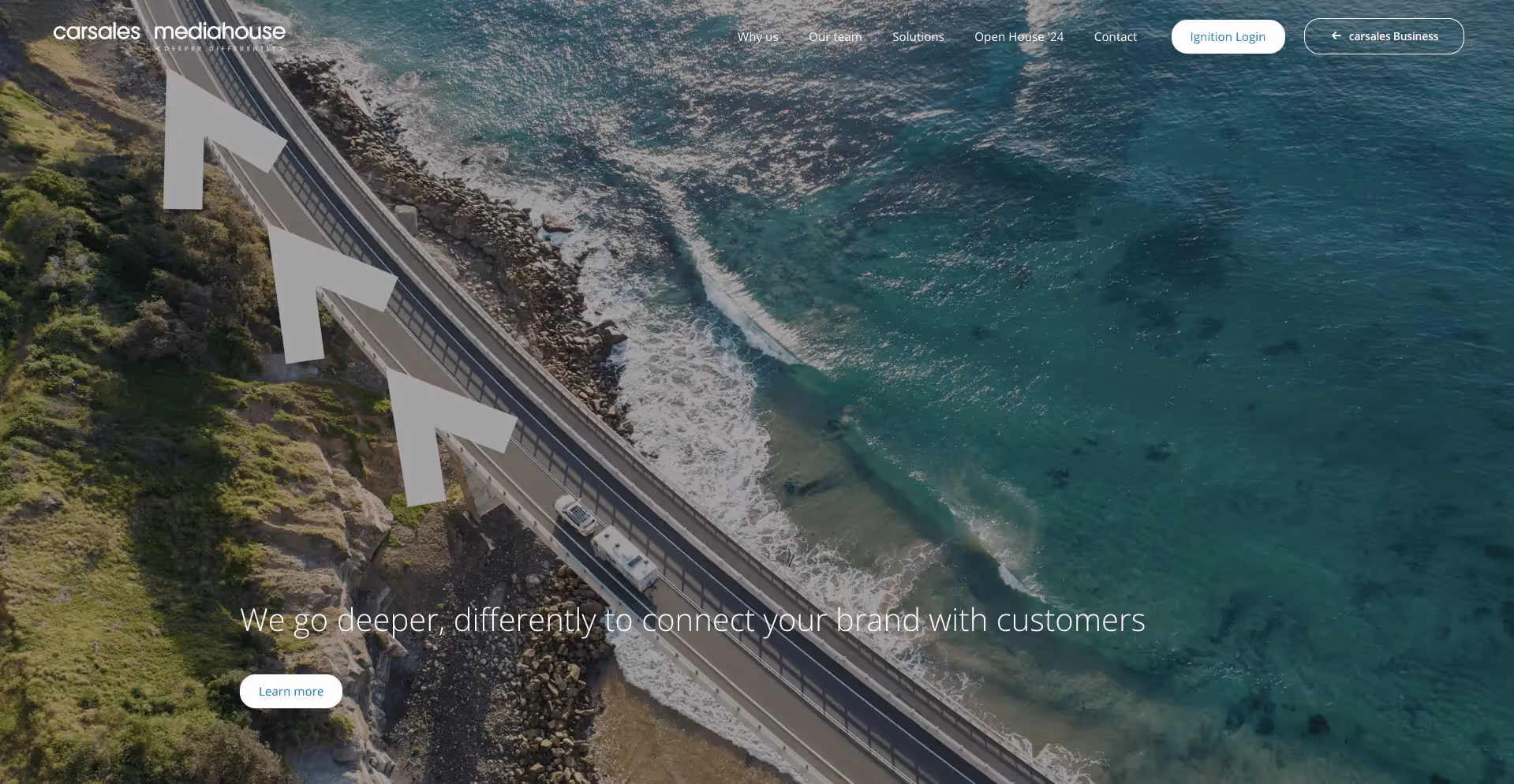 carsales mediahouse minimalist web design
