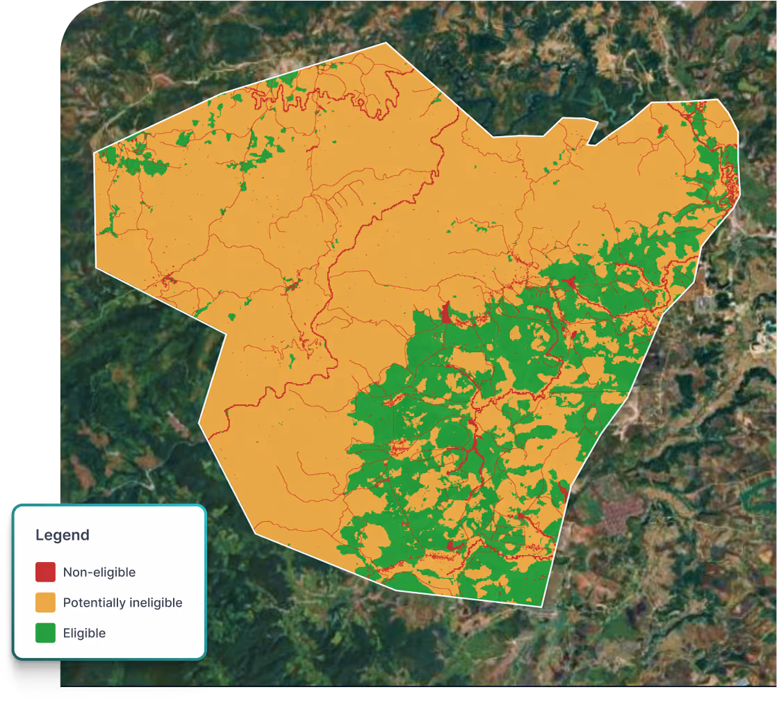 A measurement report of biomass generated by Kanop’s artificial intelligence.