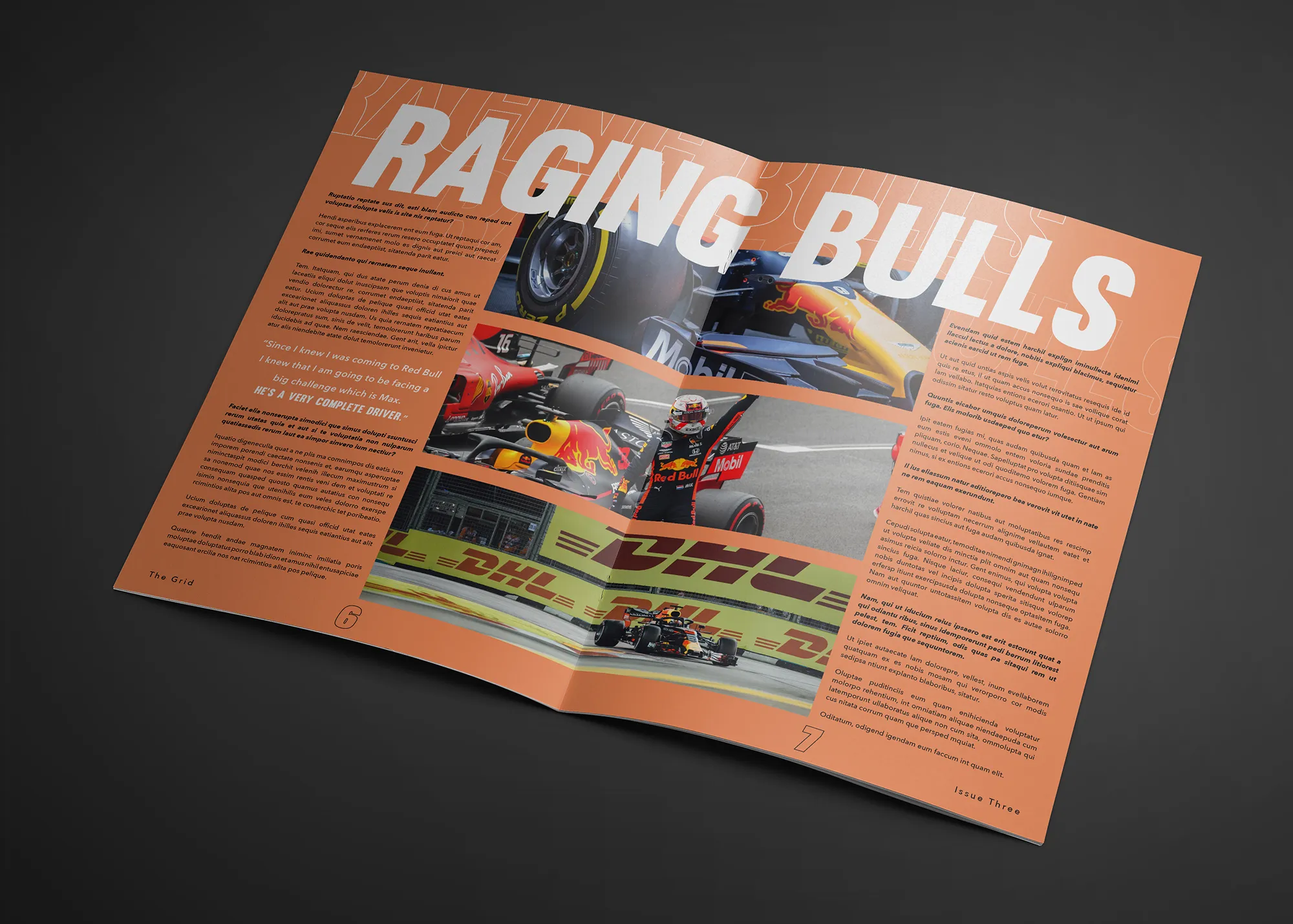 magazine red bull spread