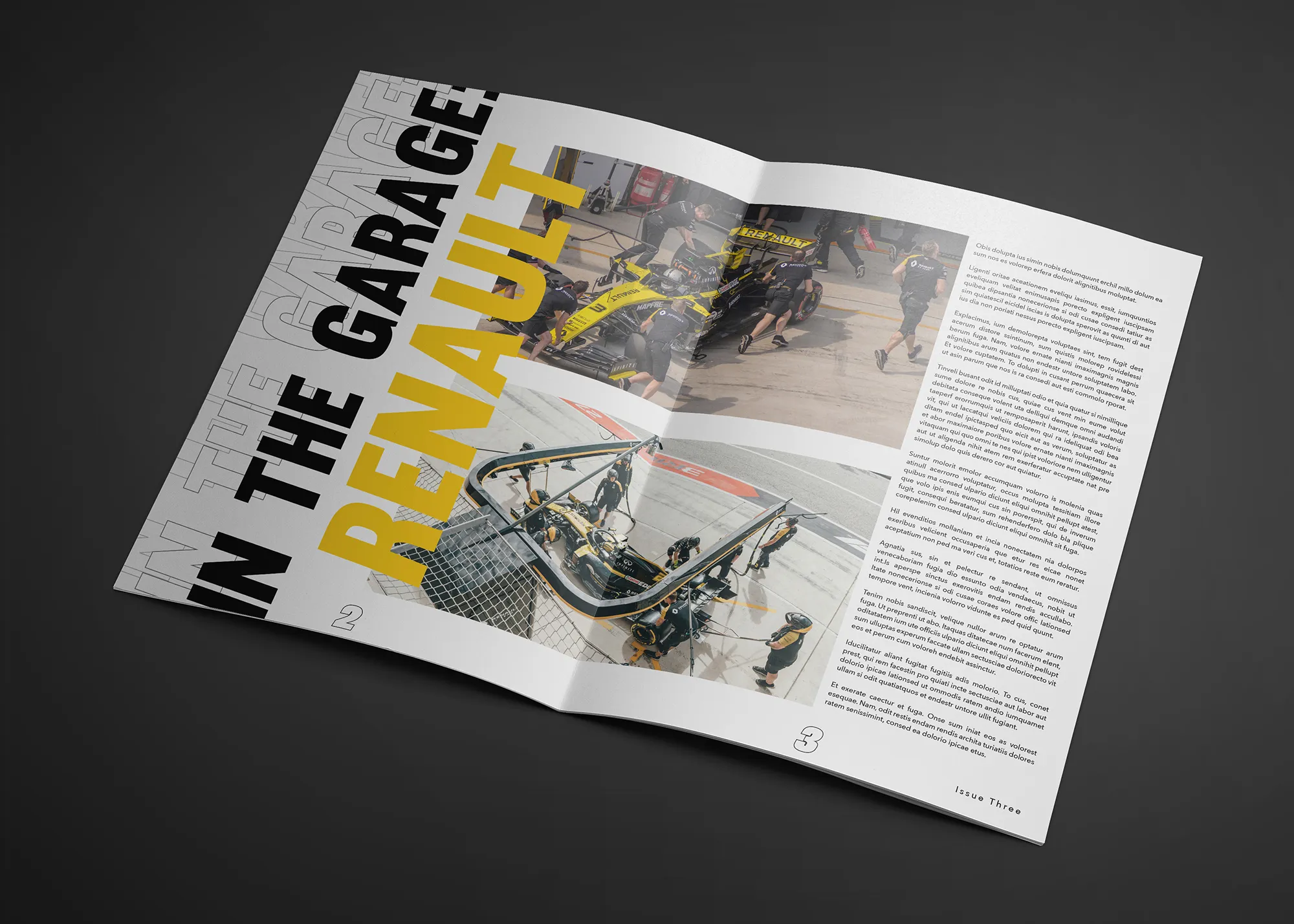 magazine renault spread