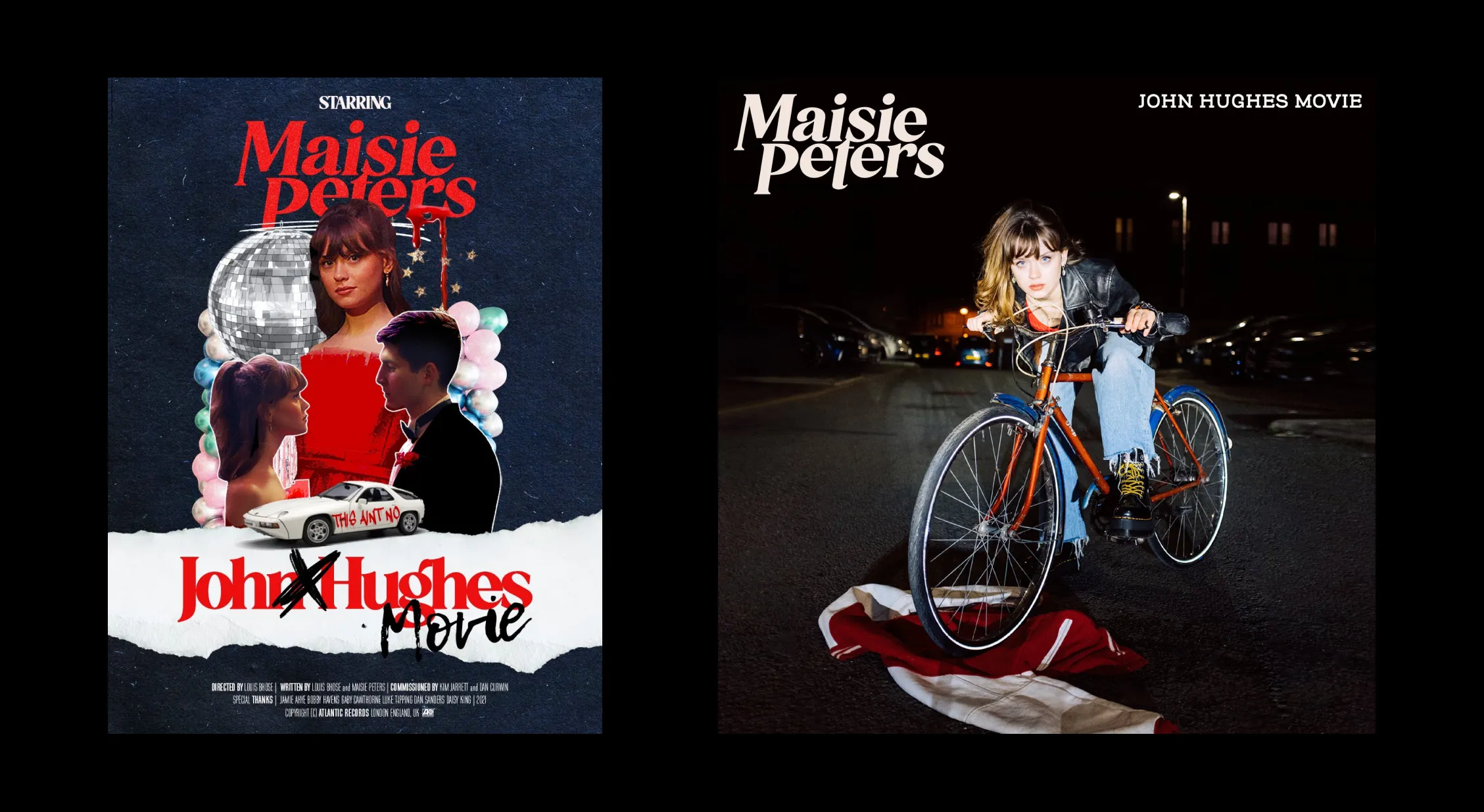 Maisie Peters' John Hughes Movie promotional material