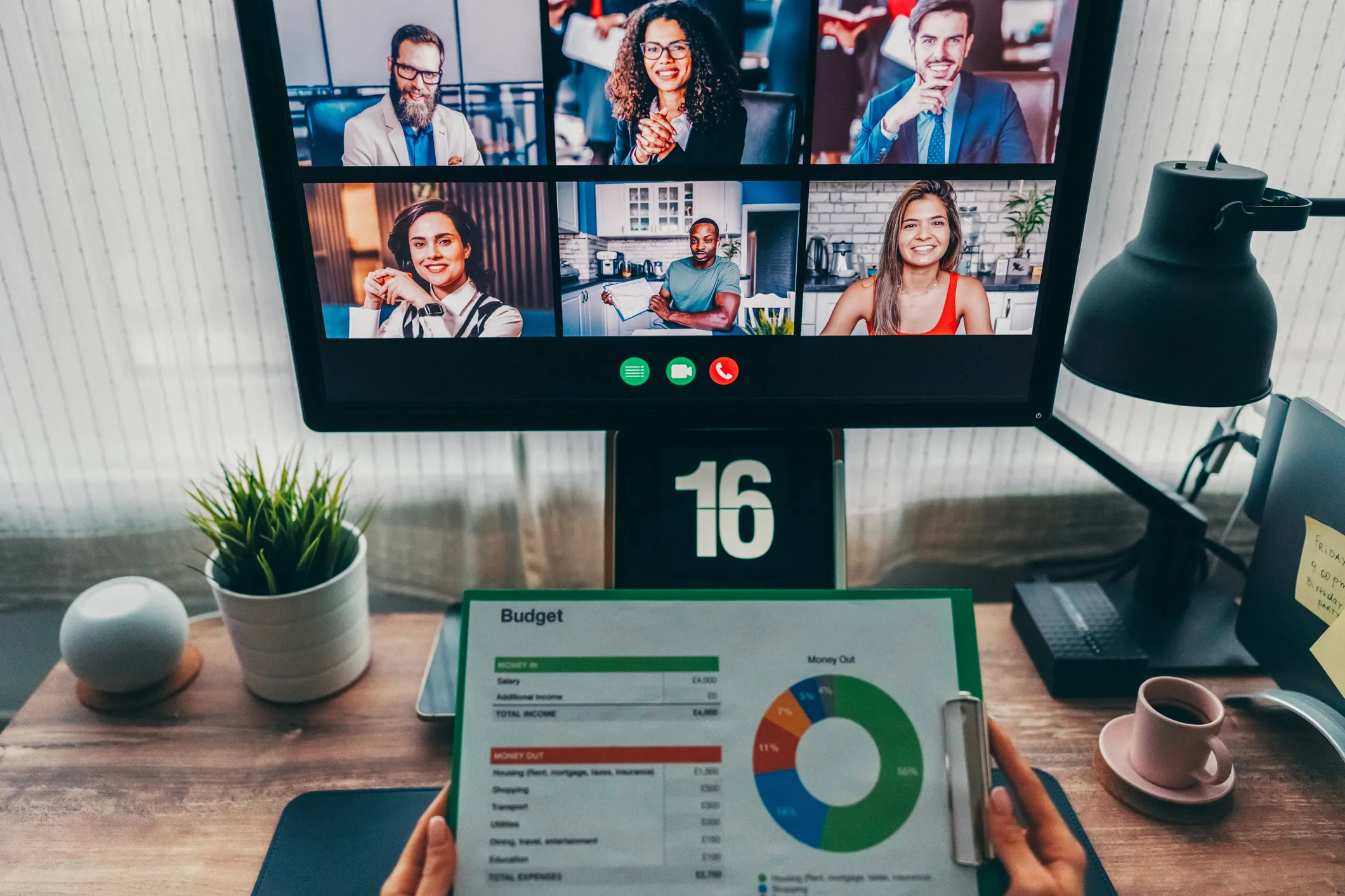 What a workstation looks like today. Employees use Kudos everyday, so they contribute to the workplace culture everyday. 