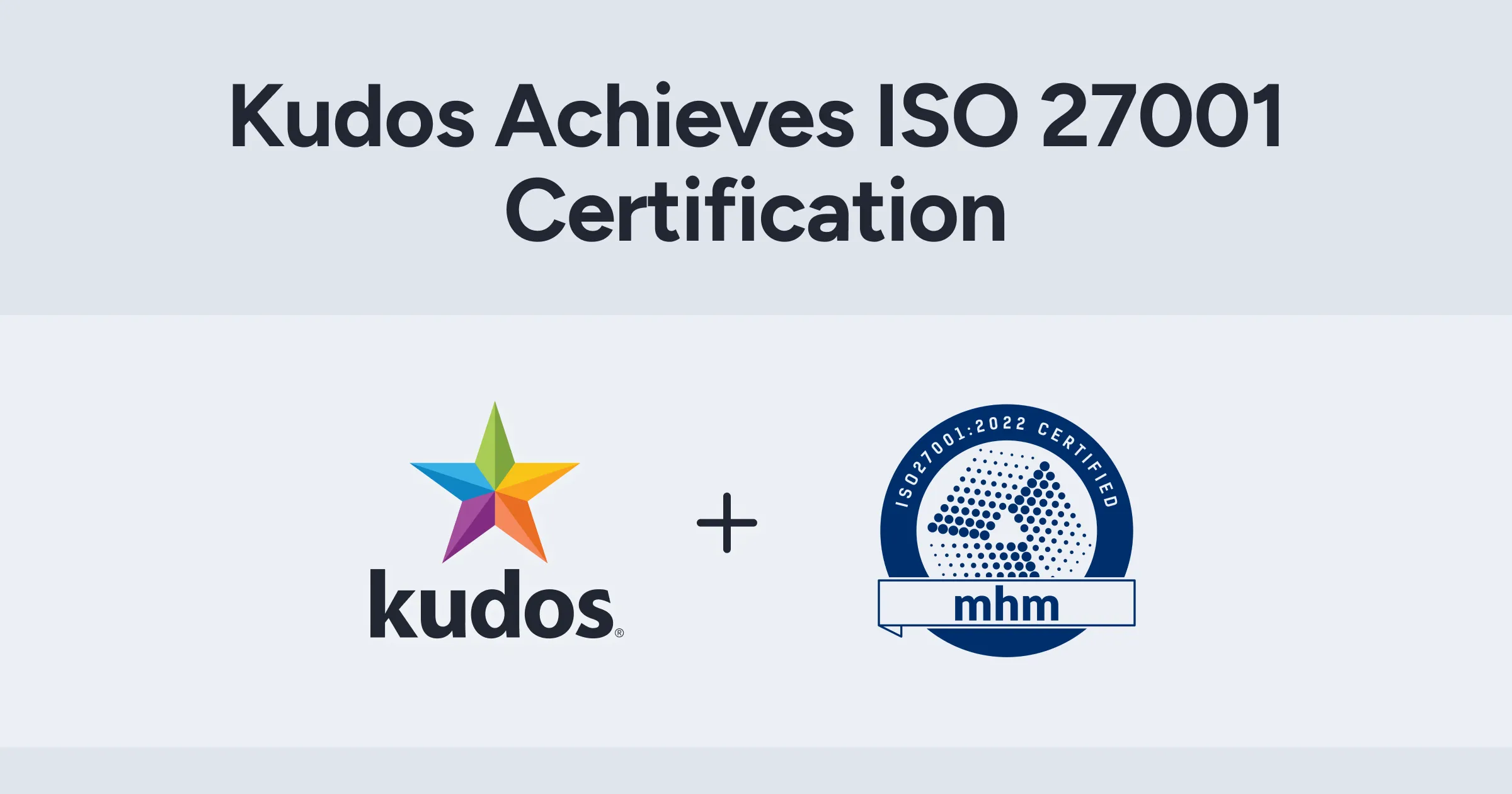 Kudos Achieves ISO 27001 Certification, Proving its Commitment to Best-in-Class Information Security in Employee Recognition & Rewards
