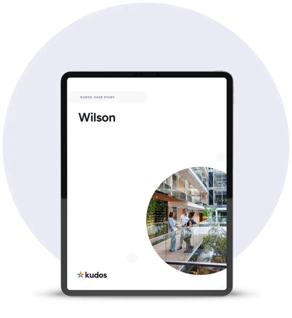 Wilson Empowers a Distributed Workforce with Kudos