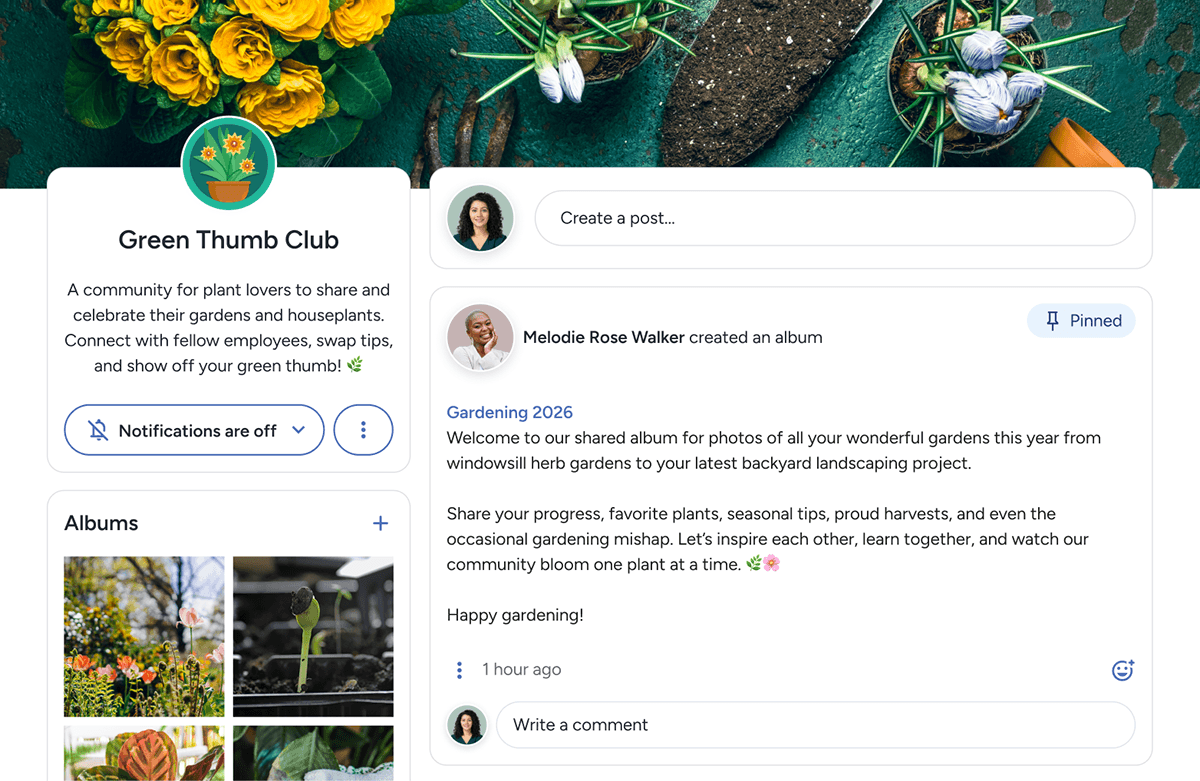 Green Thumb Club Space in Kudos