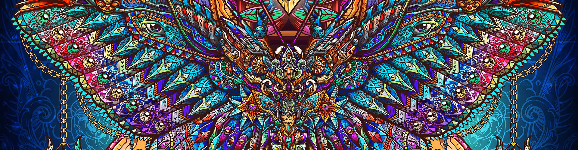Visionary Art created by a Psy NFT Artist Jml2art in the style of Colorful 2D Illustration / Digital Drawing / Painting.