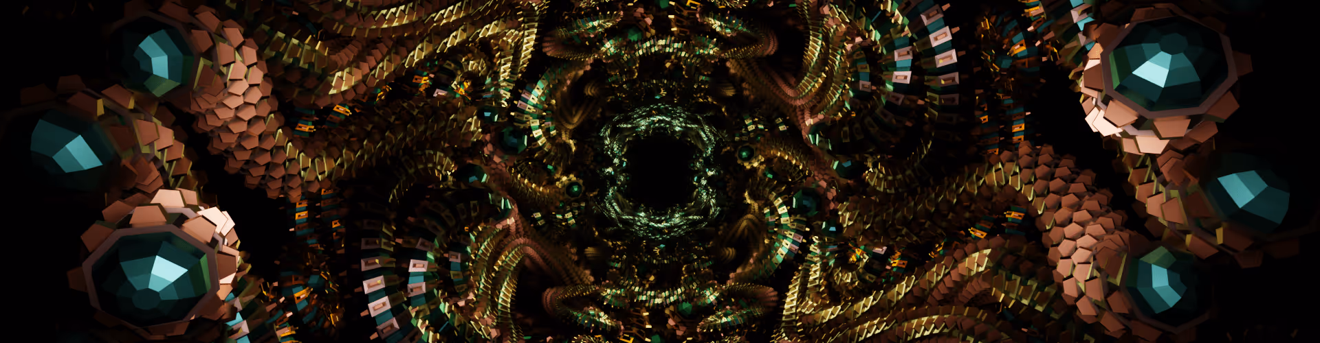 Visionary Art created by a Psy NFT Artist Bear From Void in the style of Colorful 3D Modeling / Design / Animation.
