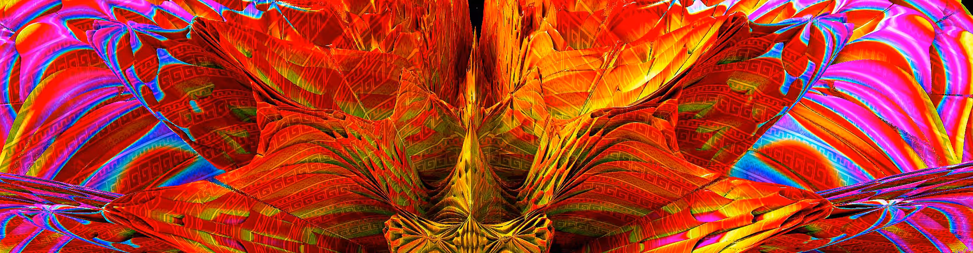 Visionary Art created by a Psy NFT Artist VR Transcendent Experience in the style of Colorful 2D / 3D Digital Renderings, Animations, & 360 Videos.