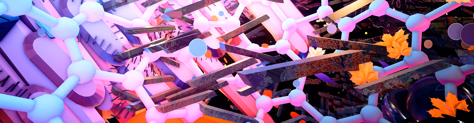 Visionary Art created by a Psy NFT Artist Phong in the style of colorful 3D digital renderings.