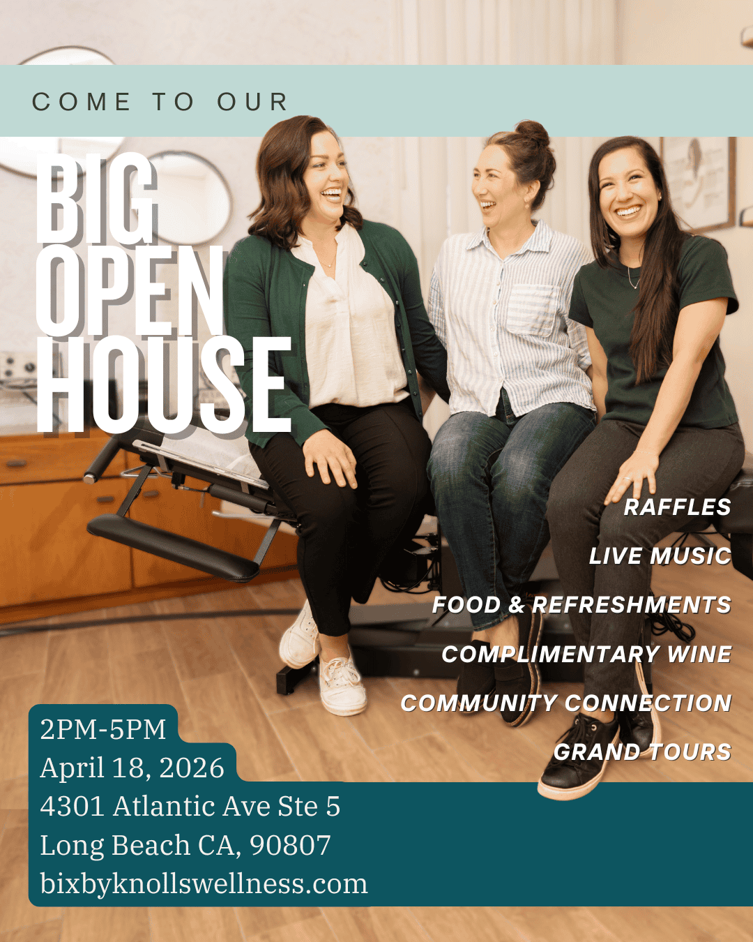 flyer for BKWC's Big Open House
