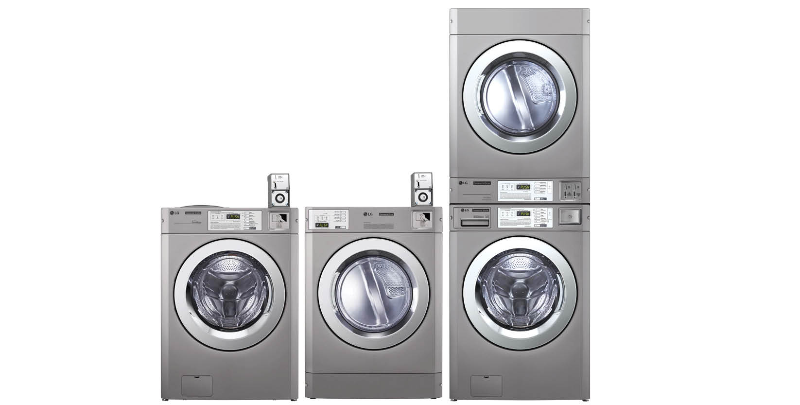LG Titan Pro washer and dryer lineup