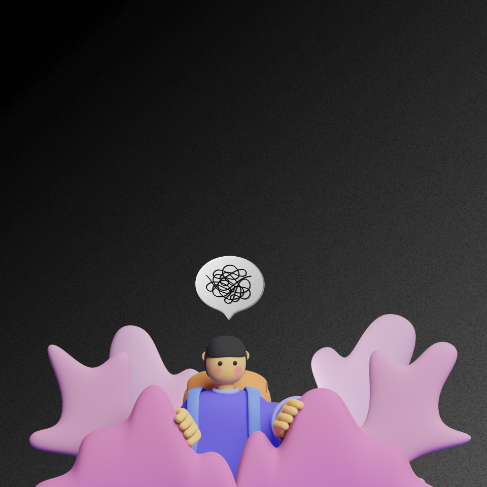 Person confused because they don't know about web design