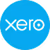 Xero brand logo in white over a blue circular background.