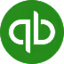 QuickBooks logo with green circle and lowercase letters q and b in black handwriting style.