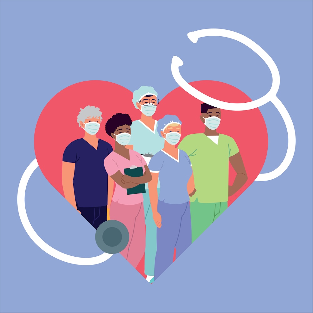 Graphic of Health Care Professionals