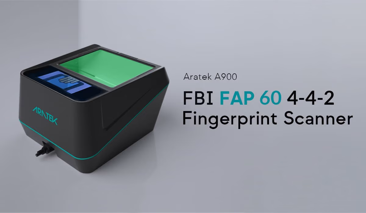 Aratek unwraps FAP 60 4-4-2 fingerprint scanner for large-scale jobs