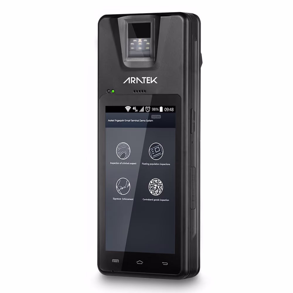 Aratek 5 inch BM5510 handheld biometric terminal for mobile ID check