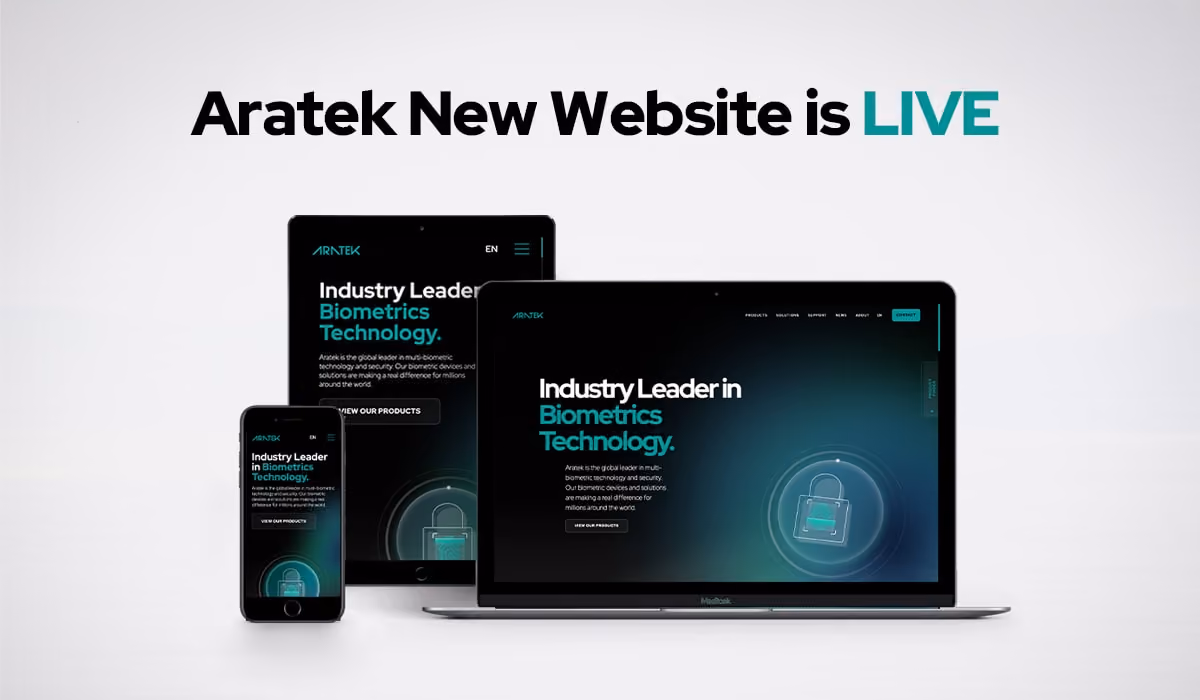 Snappier, redesigned Aratek website goes live