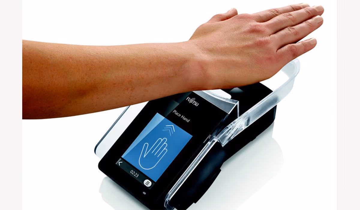 A palm vein scanner by Fujitsu