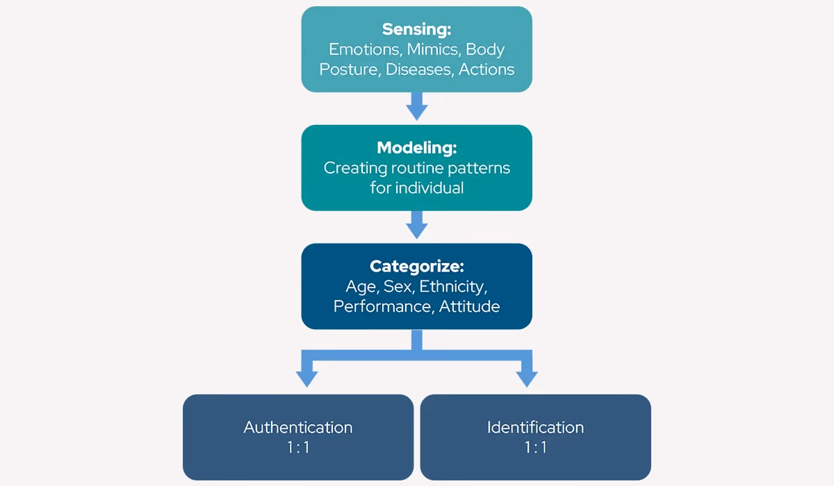 Behavior recognition-The steps of behavior identification and authentication in humans