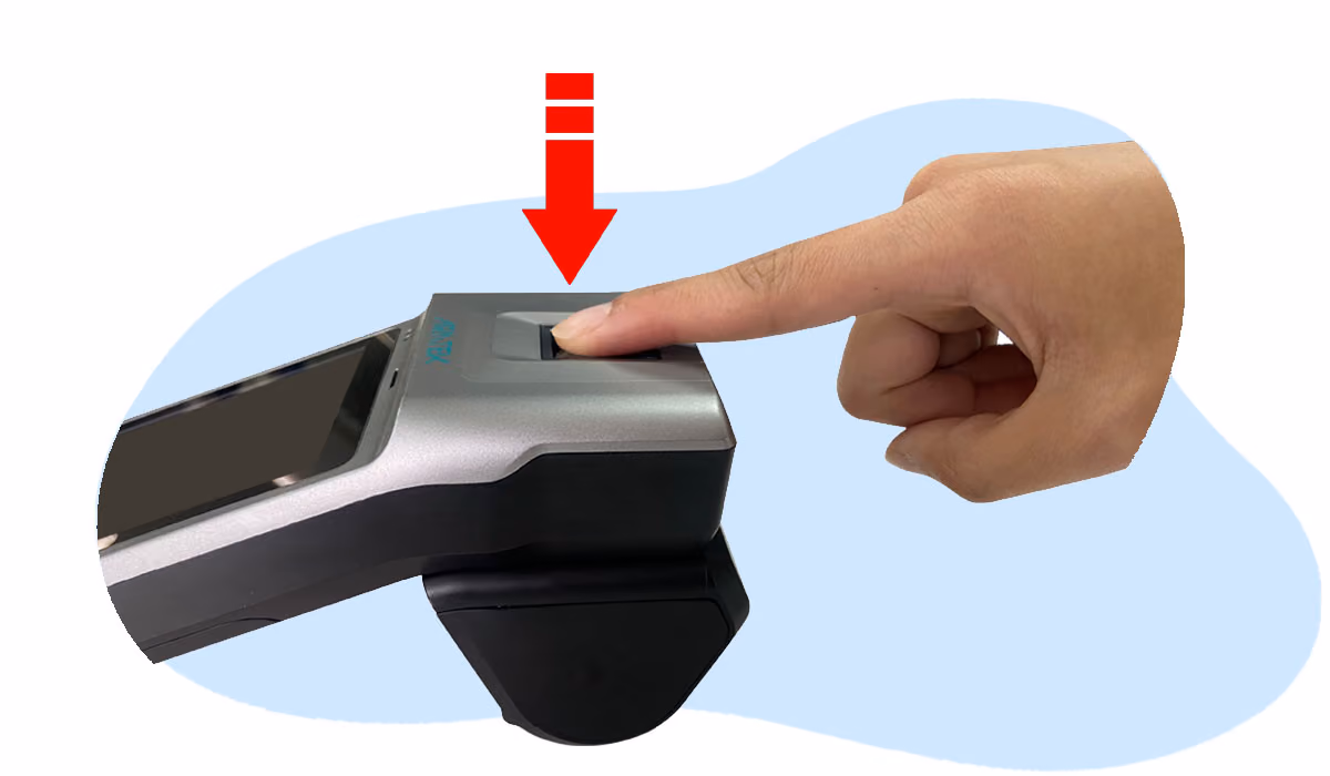 Aratek fingerprint scanner tips-Press your finger with the correct pressure