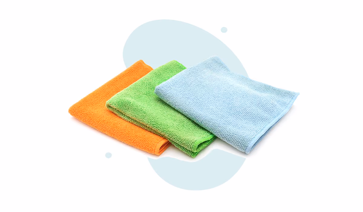 Materials for Cleaning Fingerprint Sensors-Microfiber Cloth