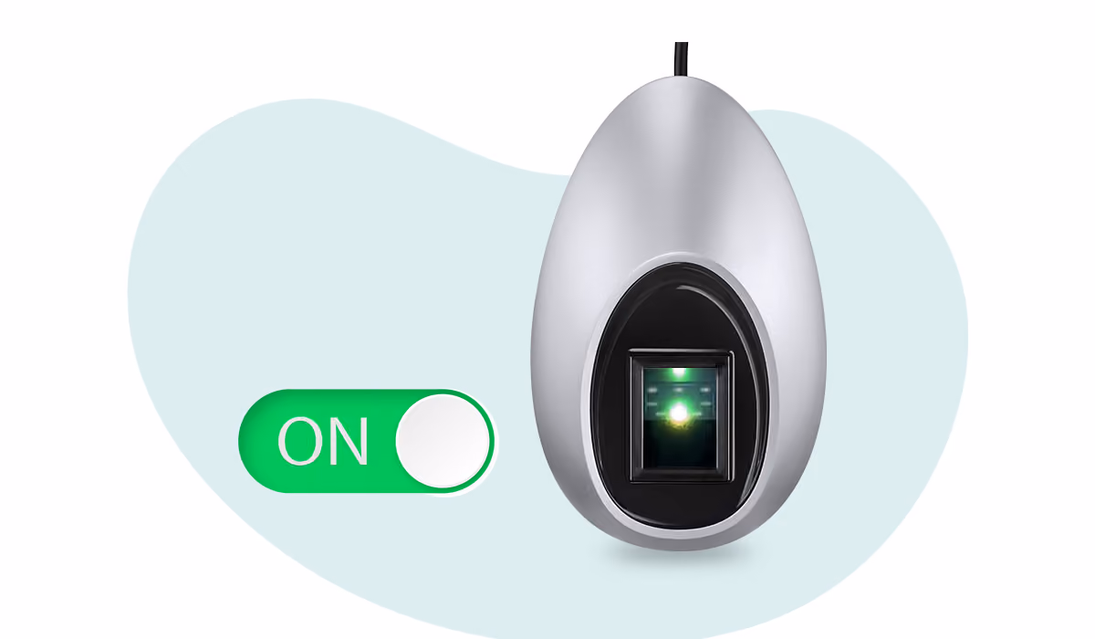How to Clean Fingerprint Sensor-Step 7 Power On the Device