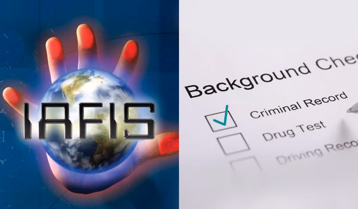 Examples of AFIS used in law enforcement include FBI IAFIS and background checks.