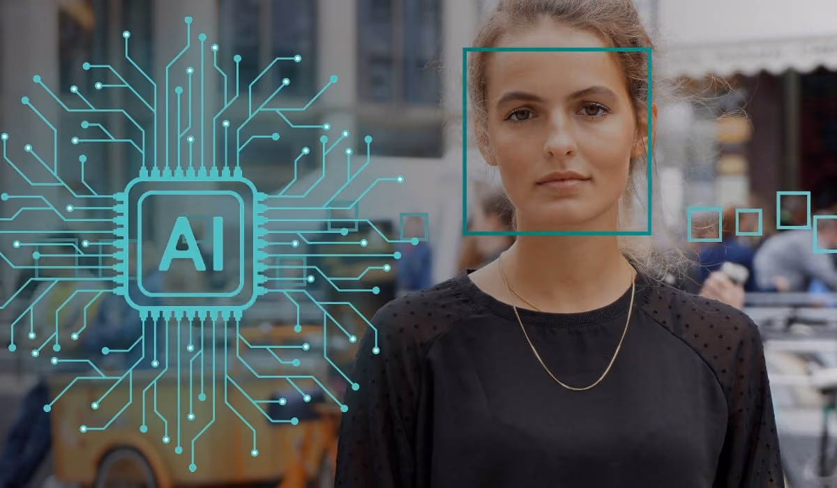 AI in Facial Recognition with a Woman's Face
