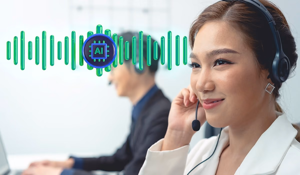 AI is Used in Speech Recognition at a Call Center