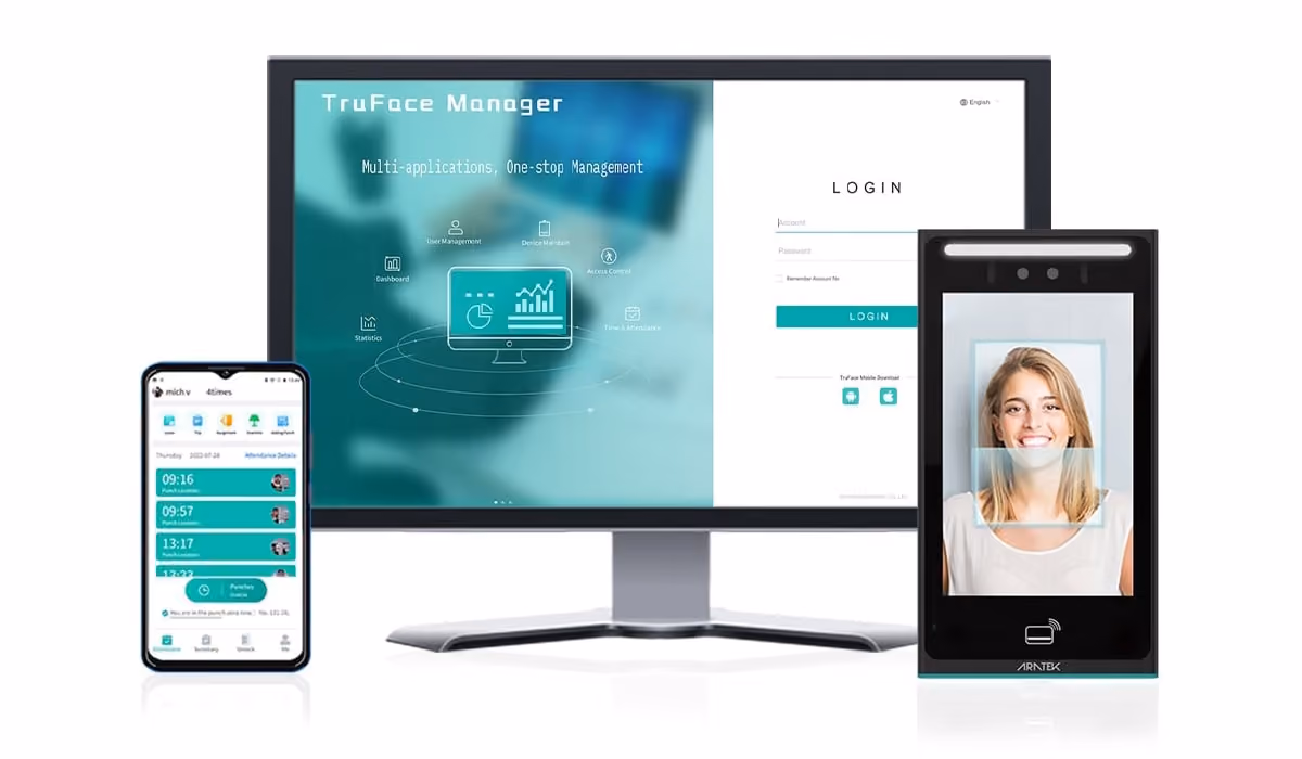 Aratek TruFace Manager-A biometric access control software