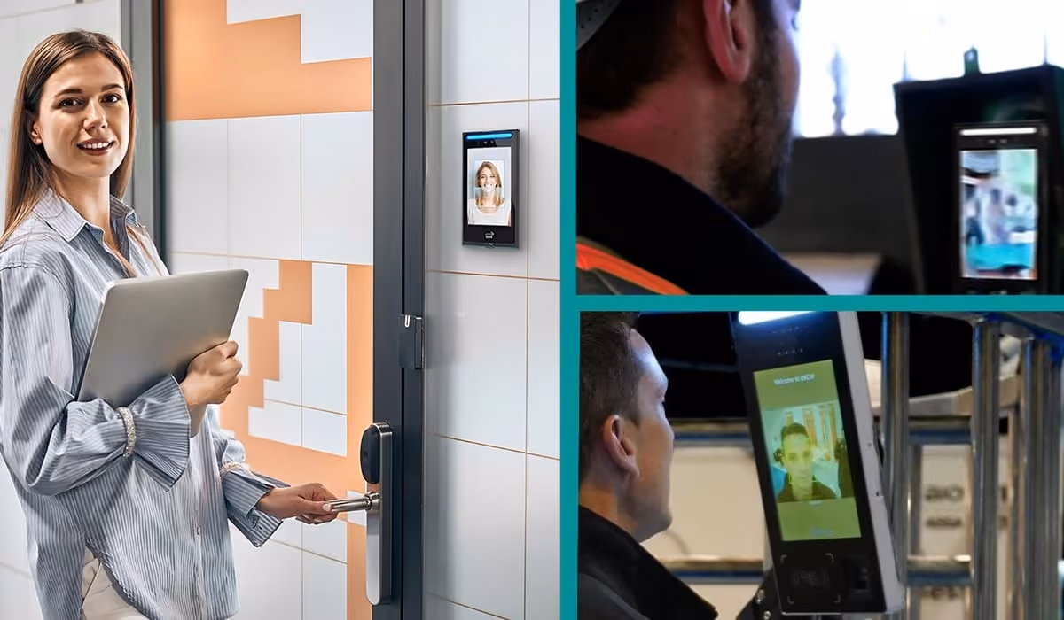 Examples of Using Facial Recognition for Physical Access Control in a Workspace and two Construction Sites