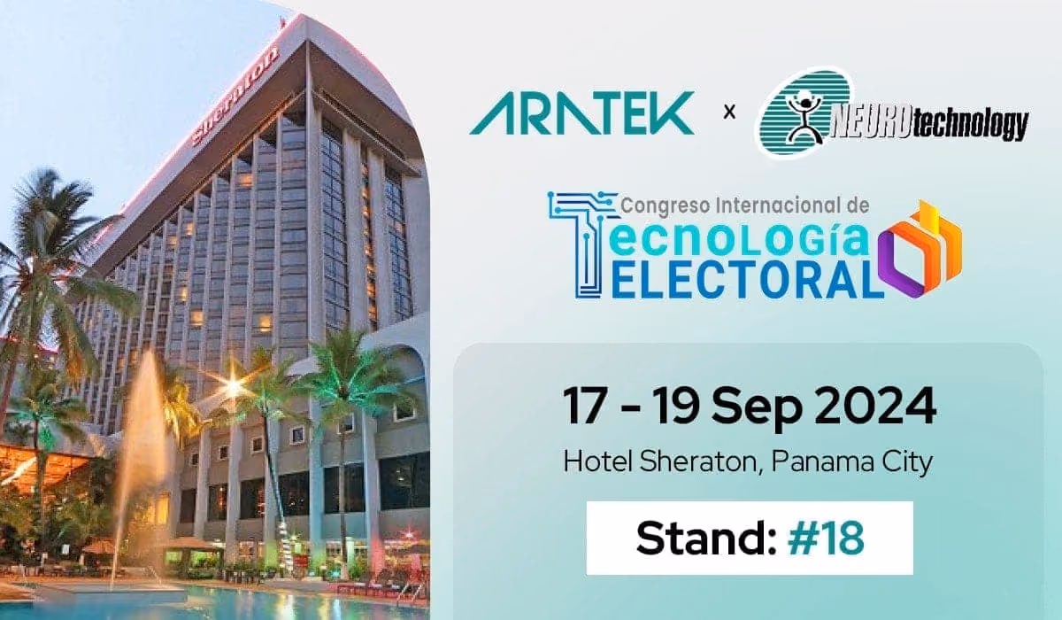 Aratek and Neurotechnology to Showcase Advanced Biometric Election Solutions at CITEC 2024 in Panama