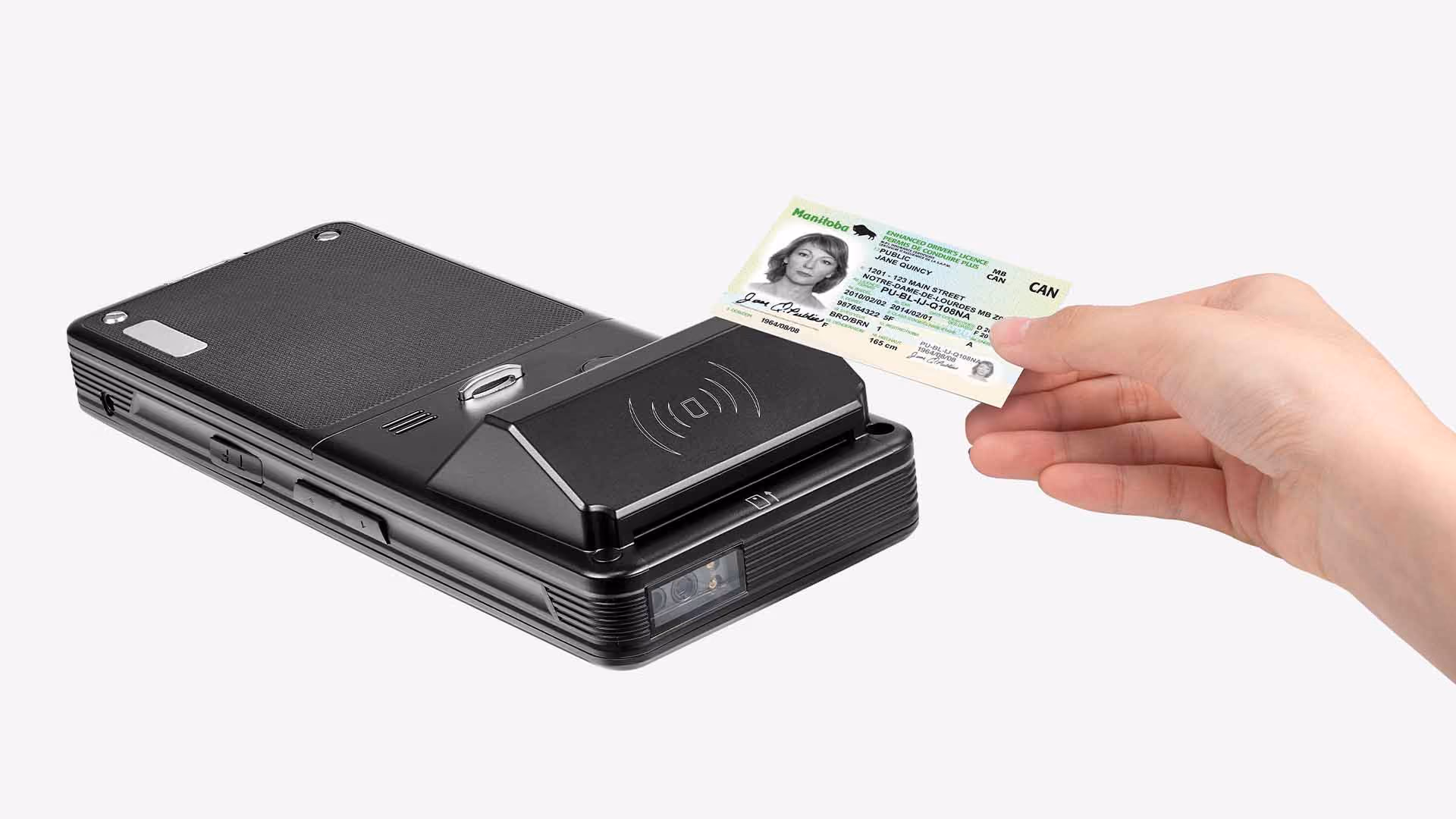 Lectura de tarjetas NFC sin contacto