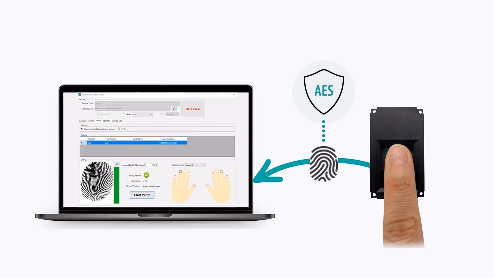 AES-256 Encryption (Option)