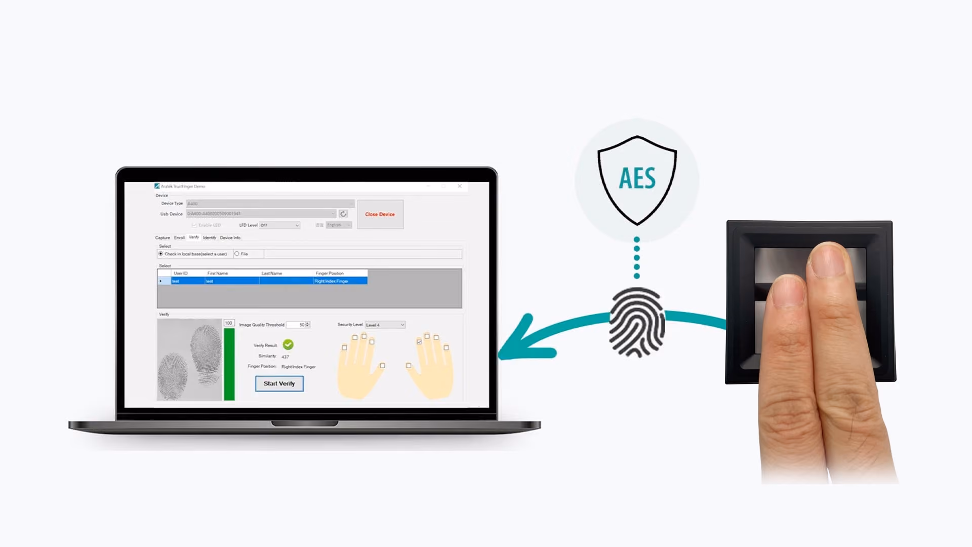 AES-256 Encryption (Option)