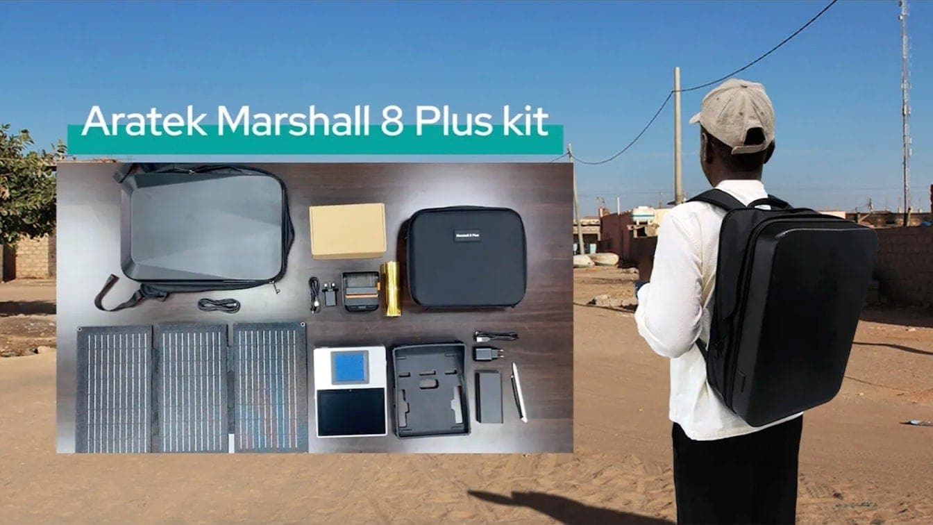 Kit de registro para mochilas Aratek