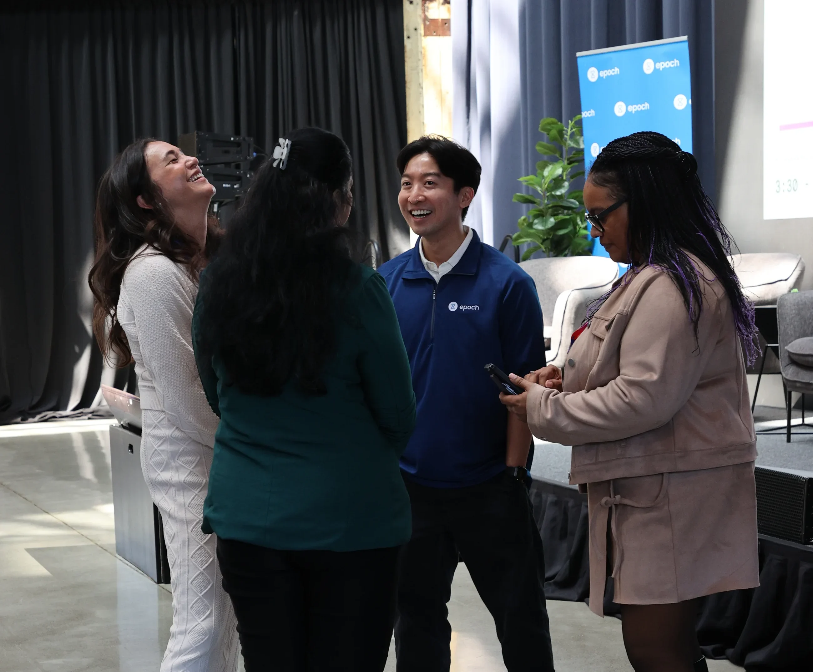 Guests at an EpochX field event