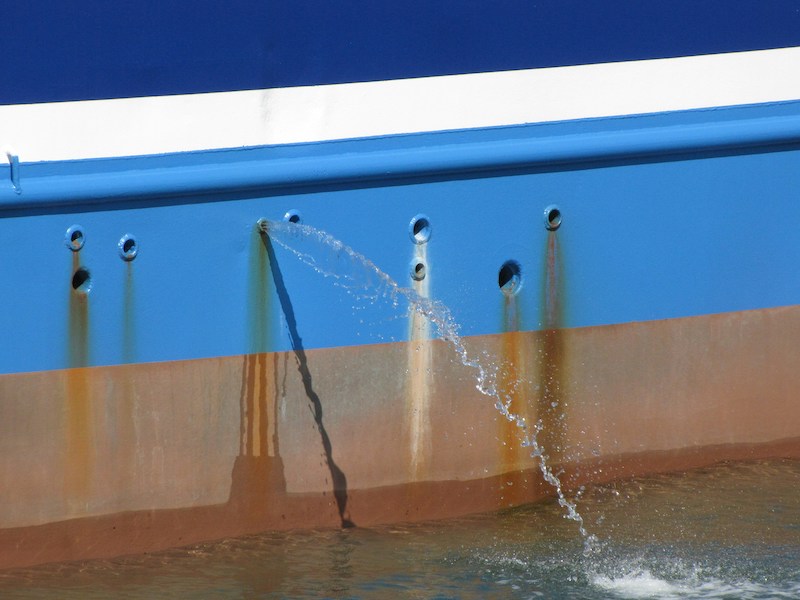 Procédure en cas de fuite d’eau à bord