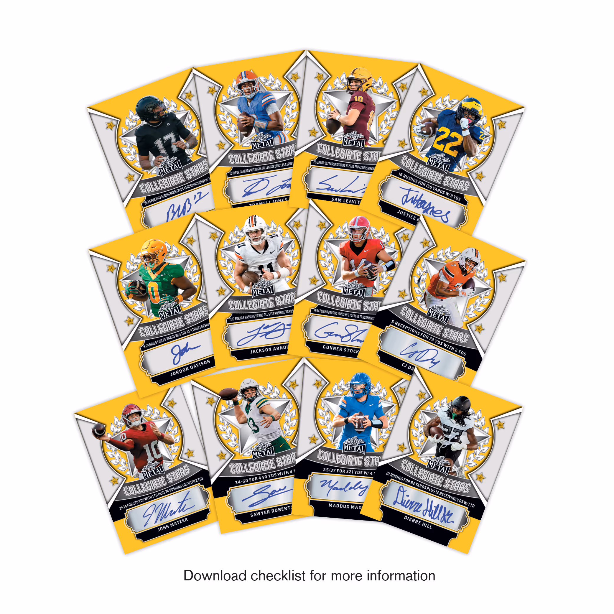 2025 Leaf Collegiate Stars Metal